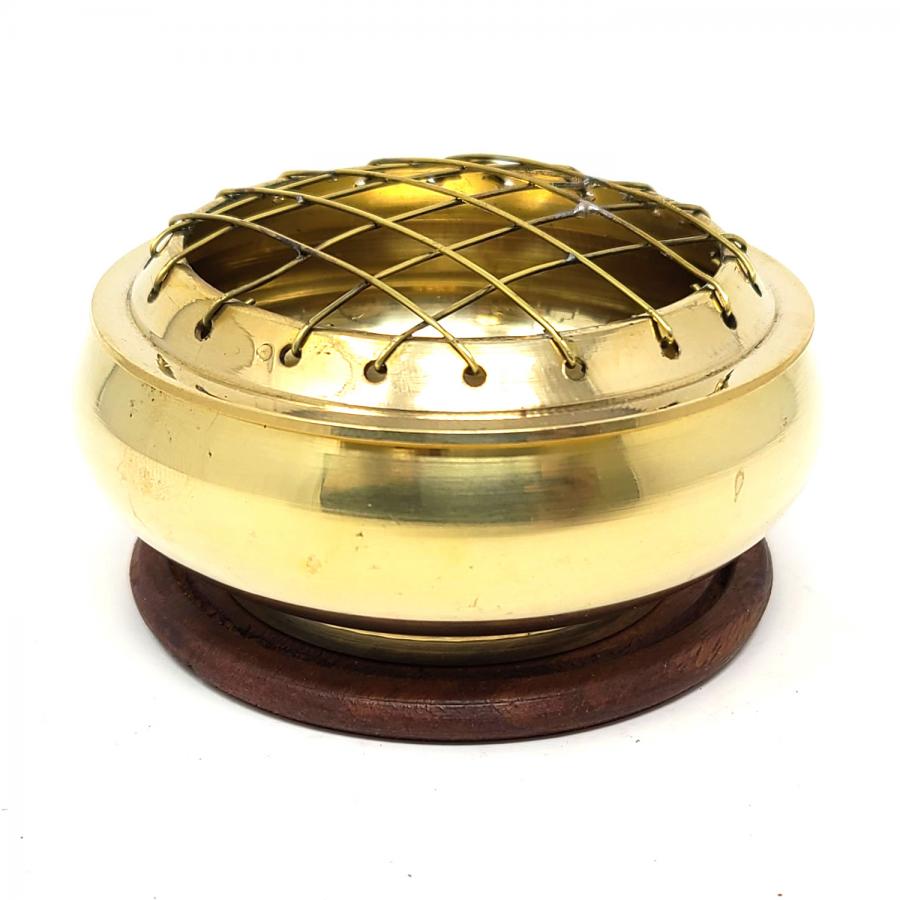 brass charcoal screen burner 3"D