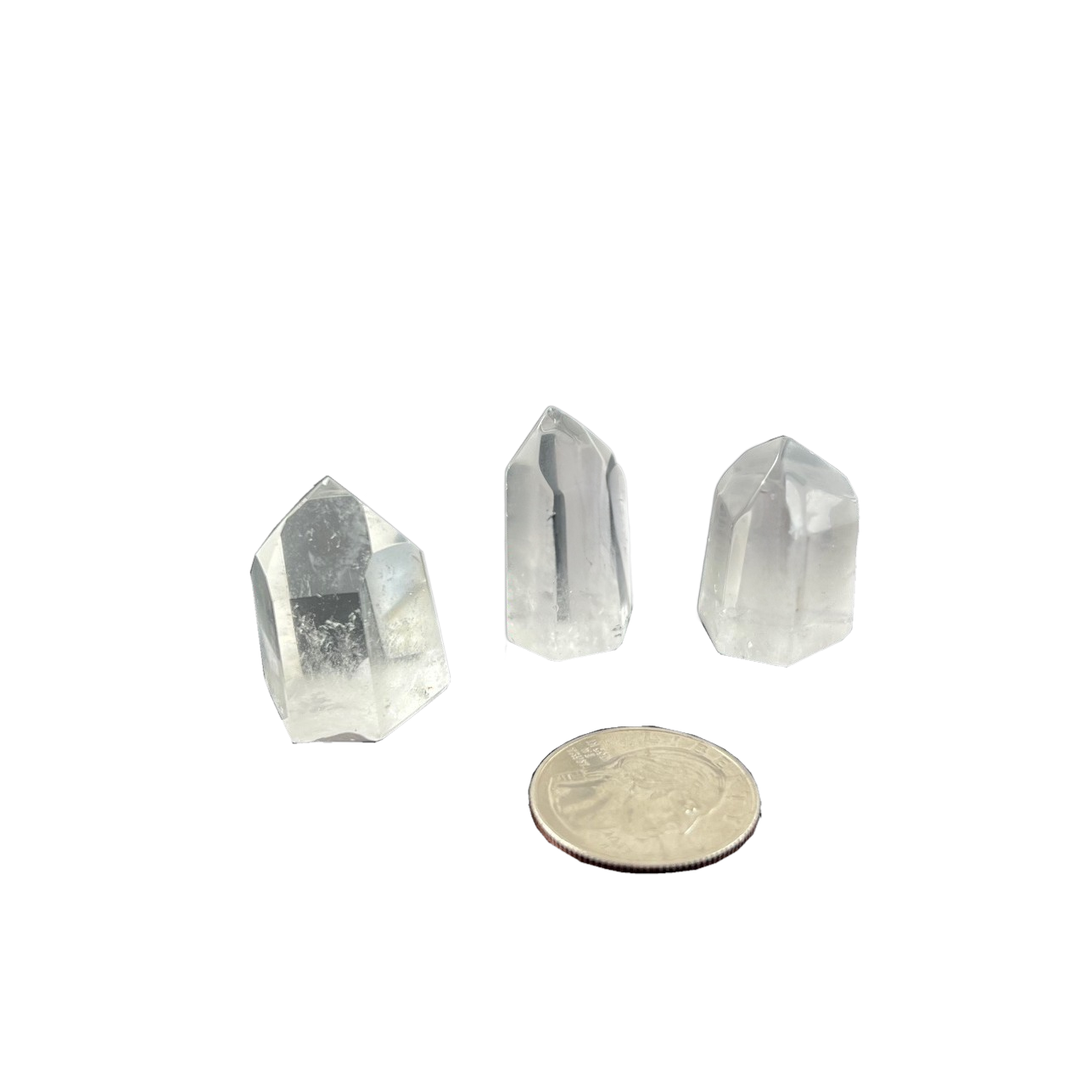 clear quartz point. mini