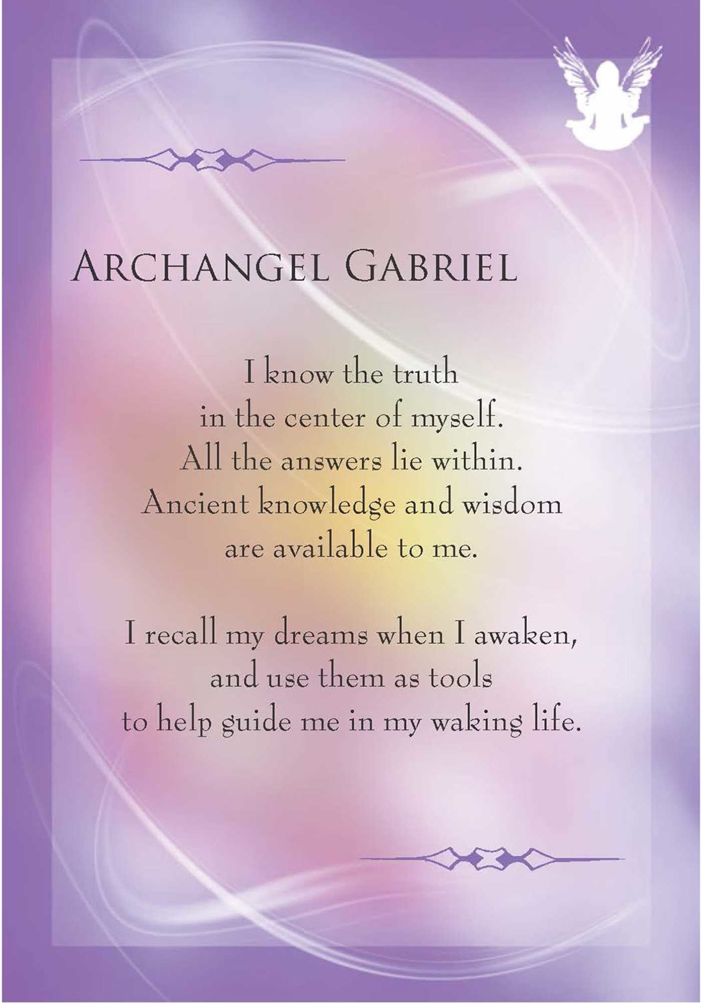 archangel gabriel card