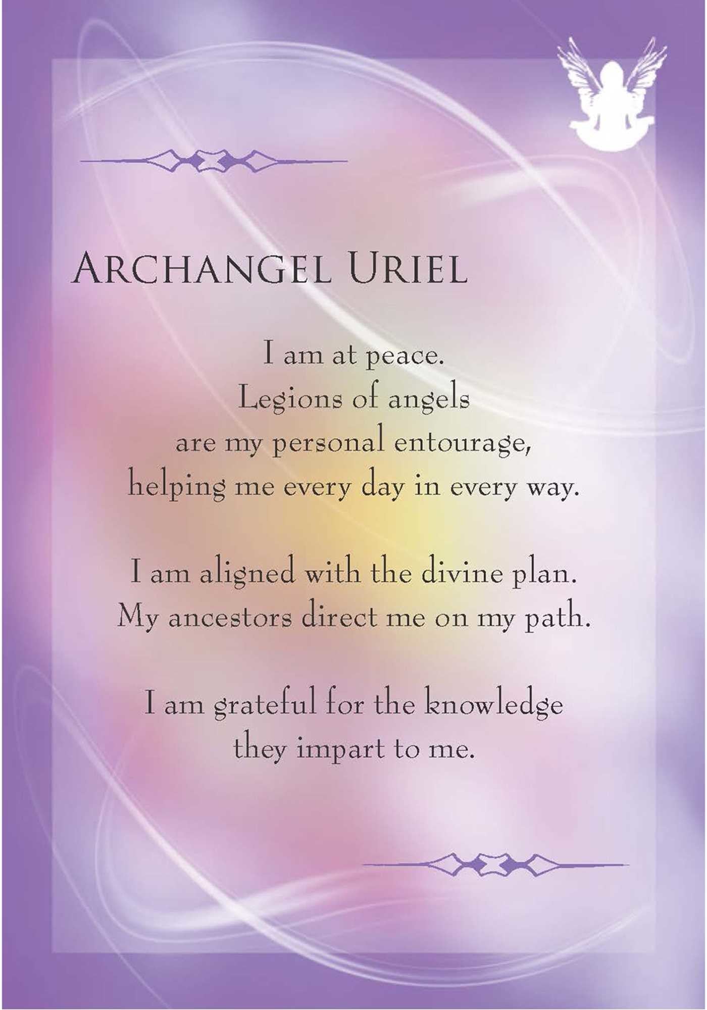 archangel uriel card