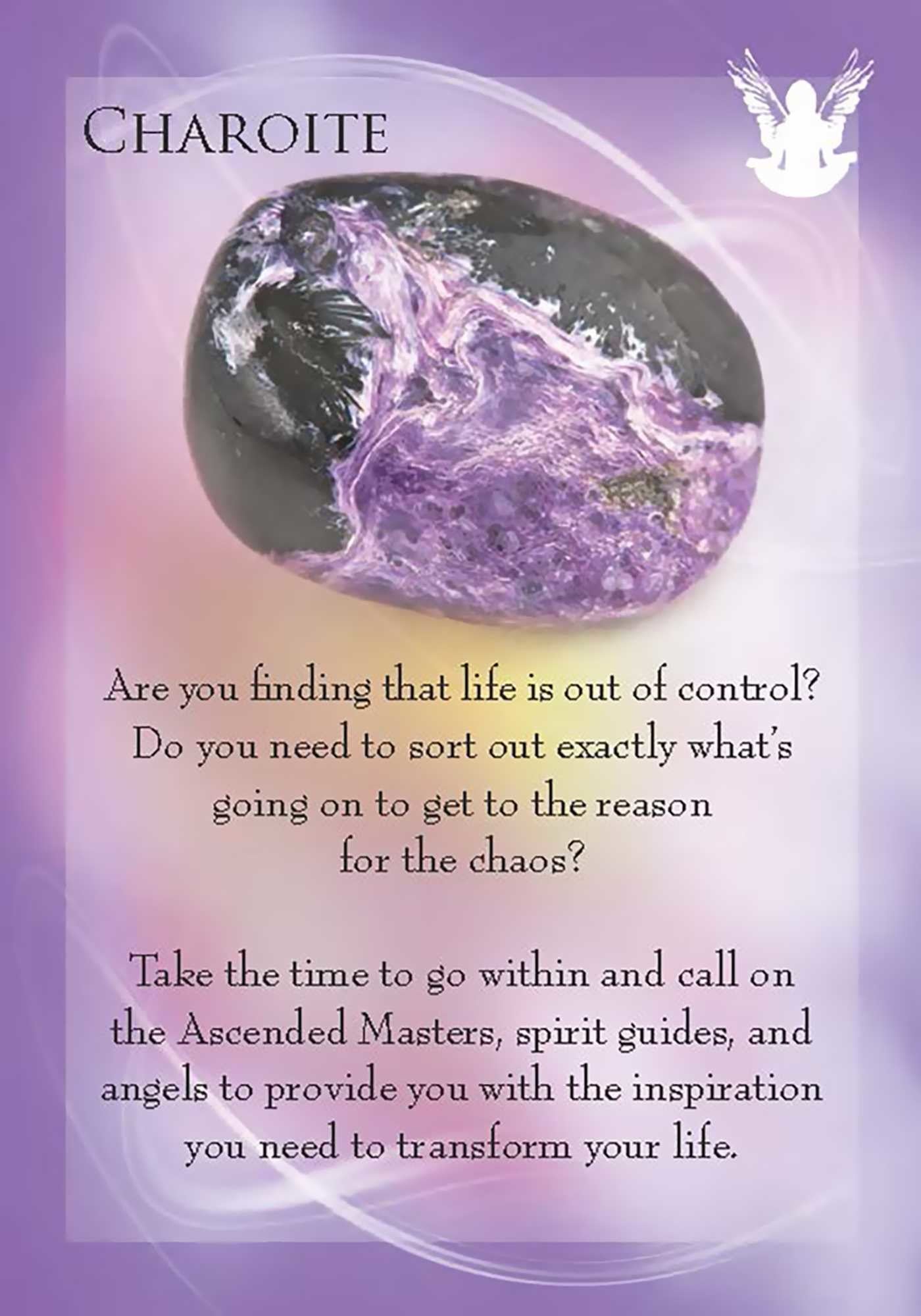 charoite card
