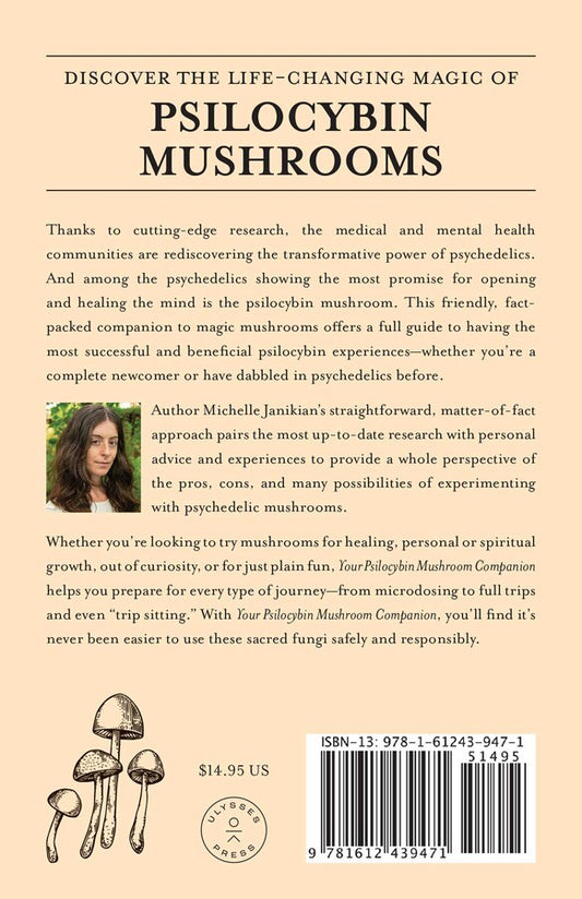 your psilocybin mushroom companion back cover