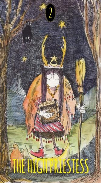 high priestess card