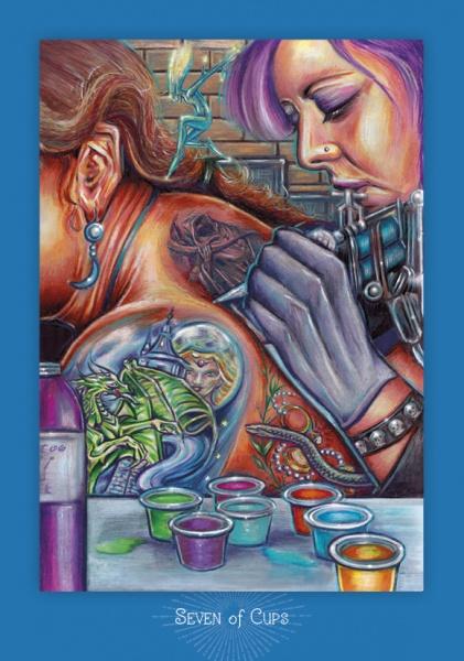 7 of cups card
