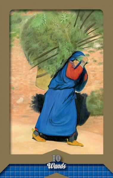 10 of wands card