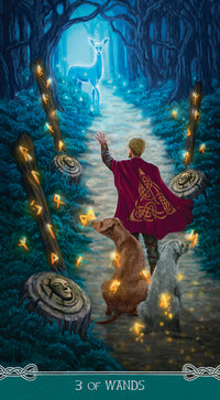 3 of wands card