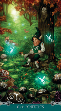 8 of pentacles card