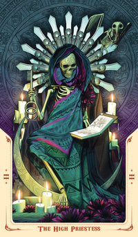 the high priestess card