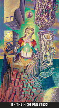 the high priestess card