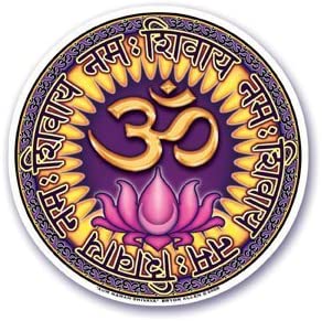 aum namah shivaya window sticker