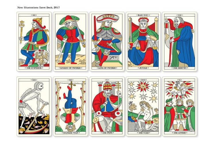 Deck card illustrations