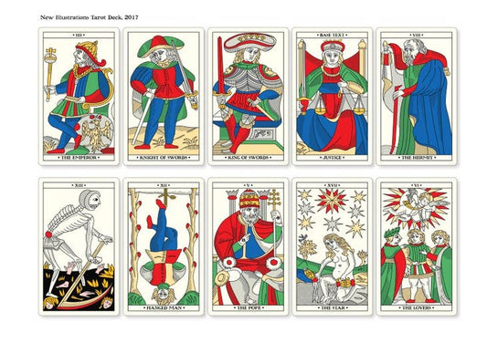 Deck card illustrations
