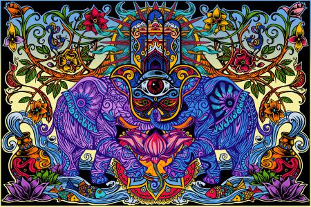 Hamsa Dreams tapestry