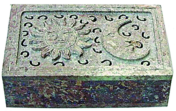 soapstone sun moon box