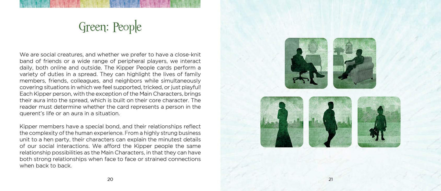 rainbow kipper green: people