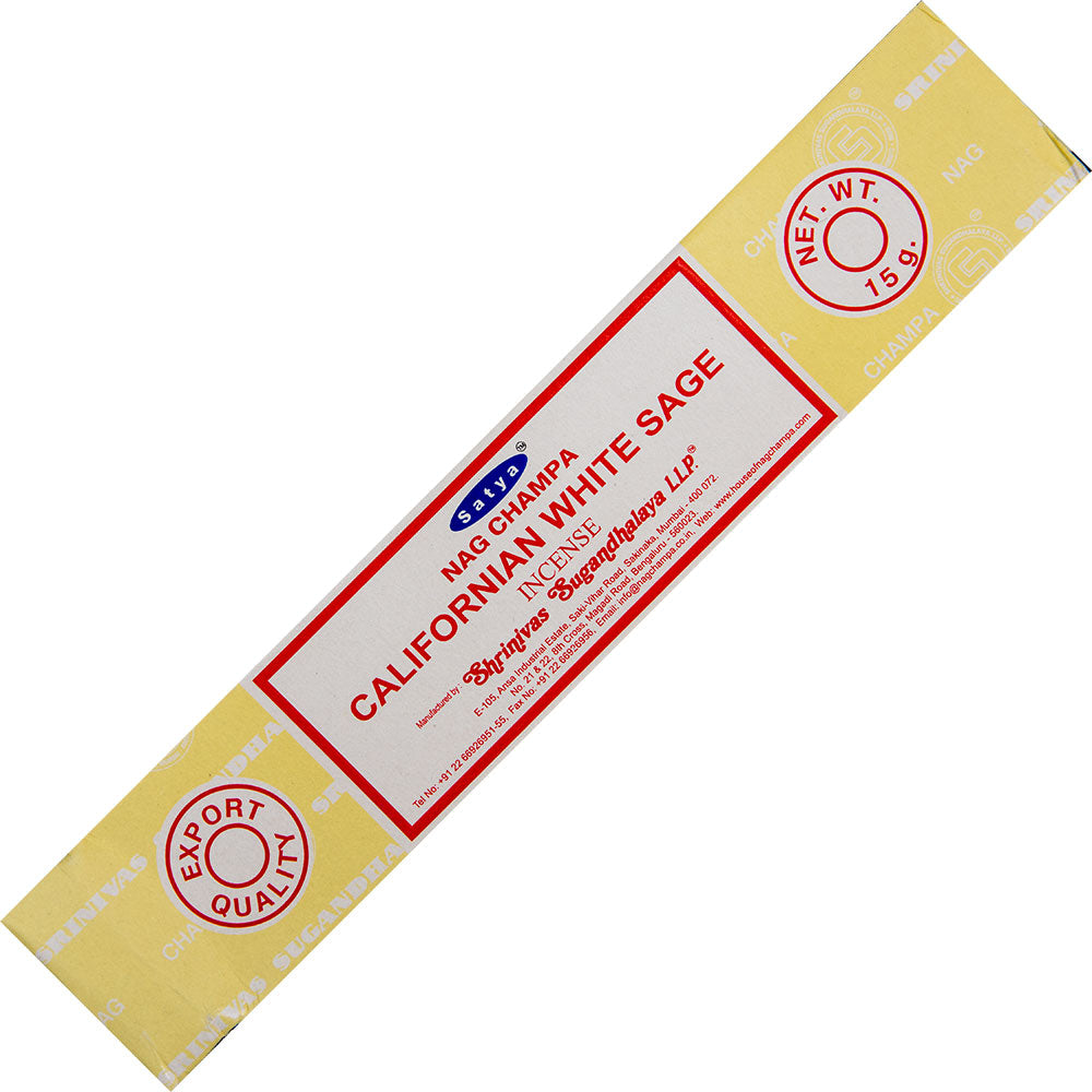 15g pack of Satya Californian White Sage
