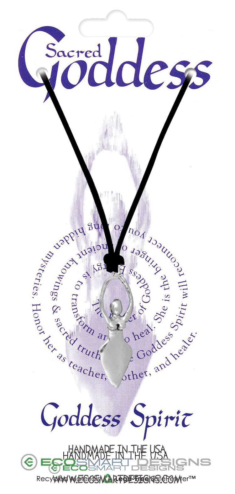 Sacred Goddess Goddess Spirit Pewter Charm