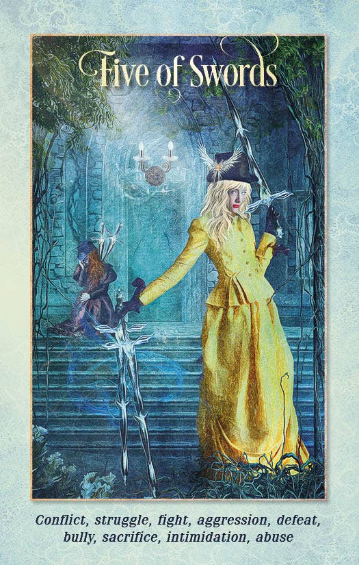 five of swords card