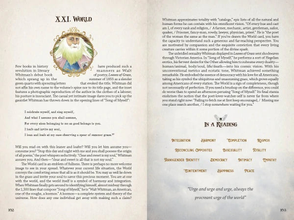 The World card description