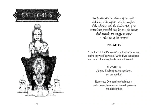 5 of candles card description