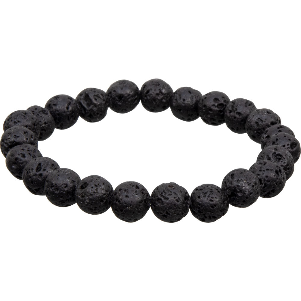8mm lava bead bracelet