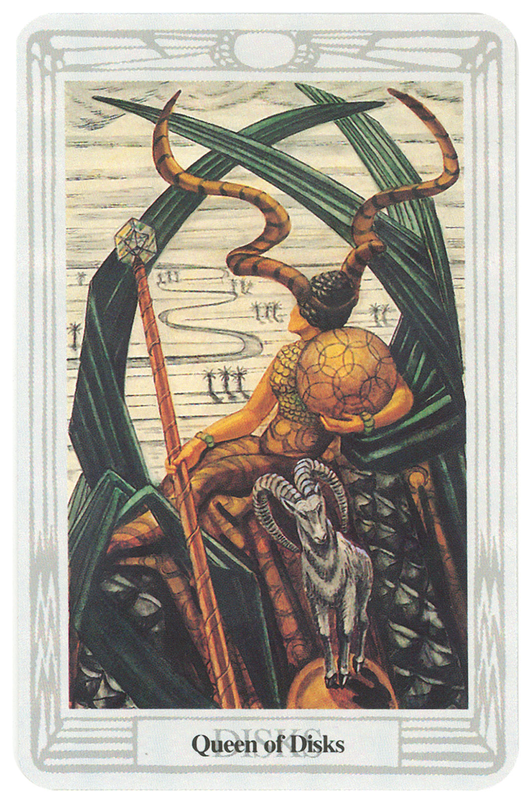queen of disks card