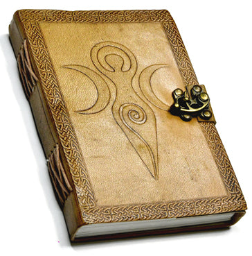 goddess of earth leather journal with latch