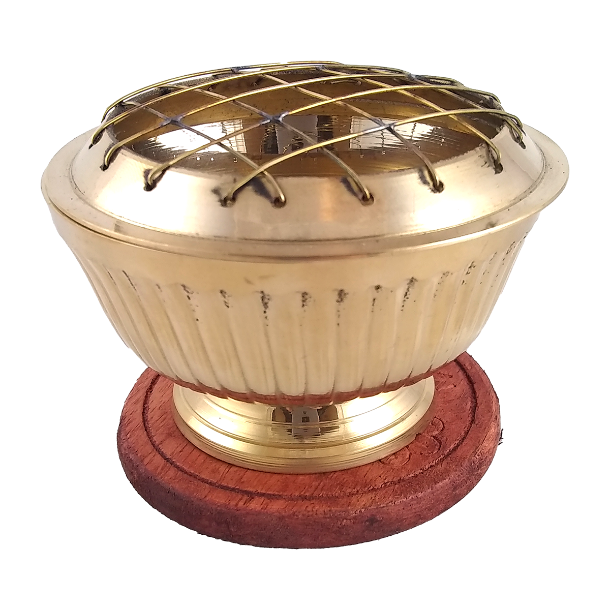 Charcoal burner with removable grid