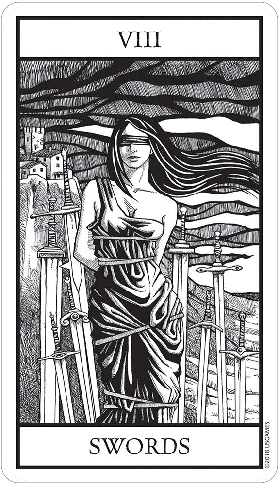 Eight of Swords card