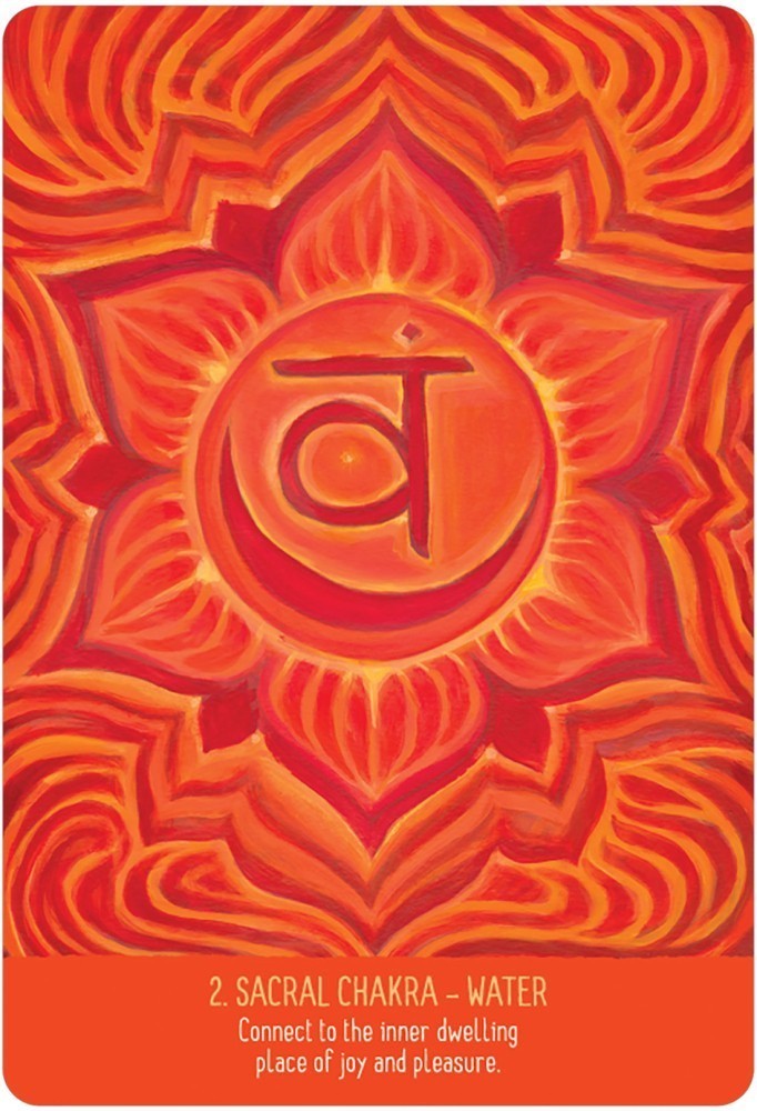 sacral chakra, water card