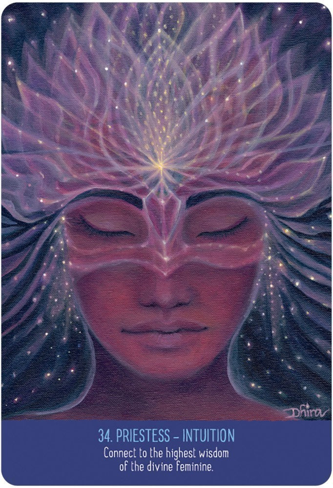 priestess, intuition card