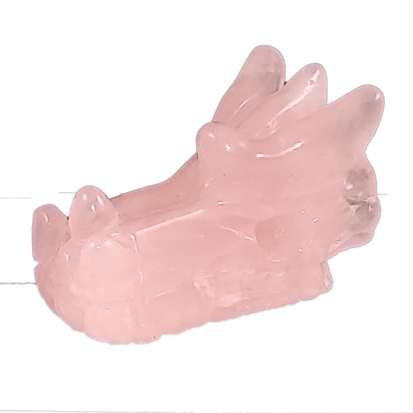 rose quartz skull