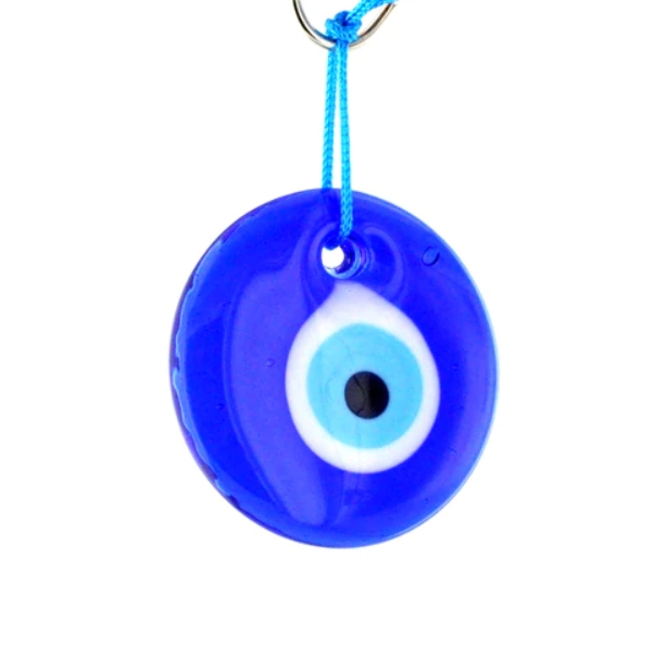 3" glass evil eye