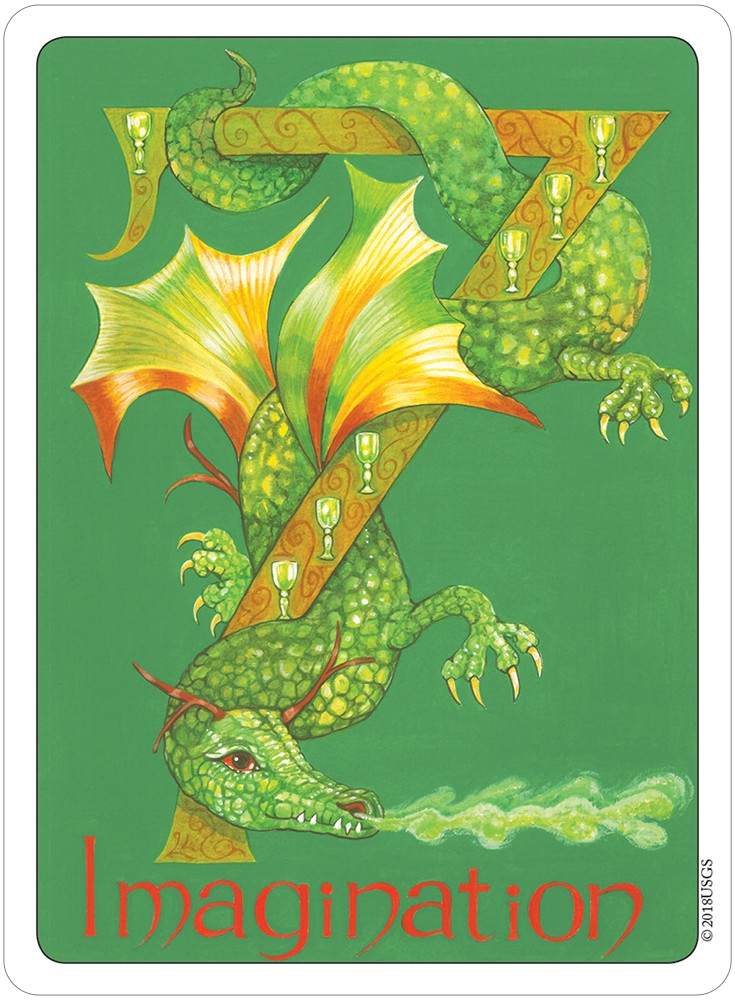7 of imagination card
