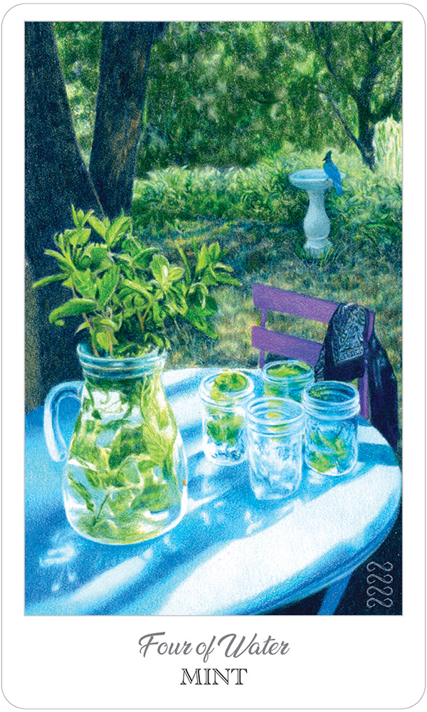 4 of water card