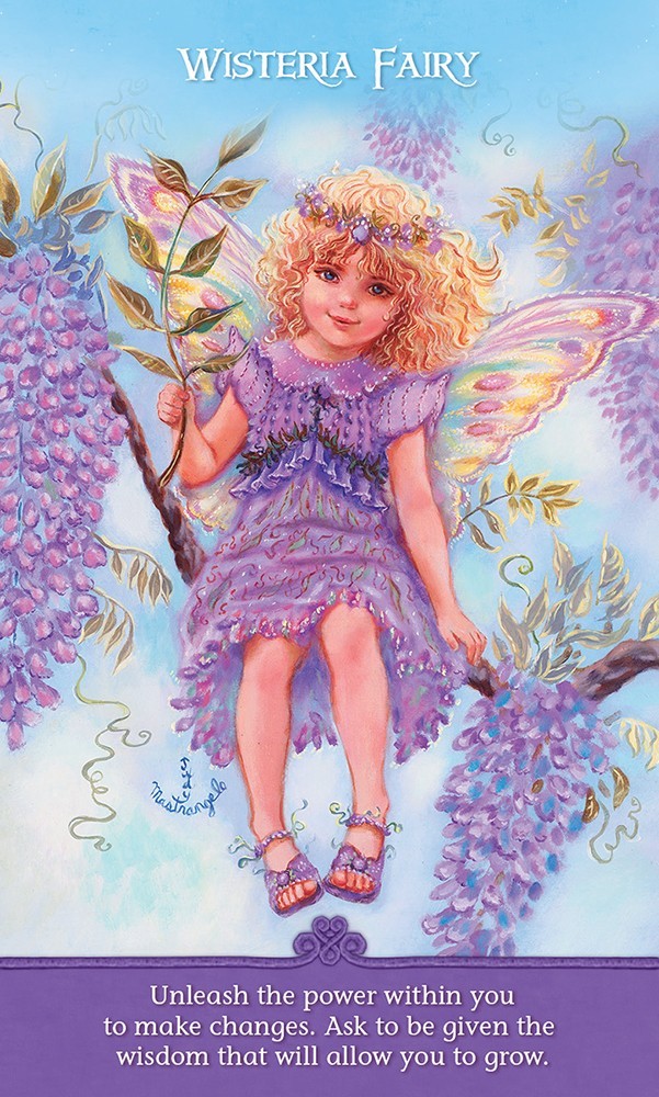 wisteria fairy card
