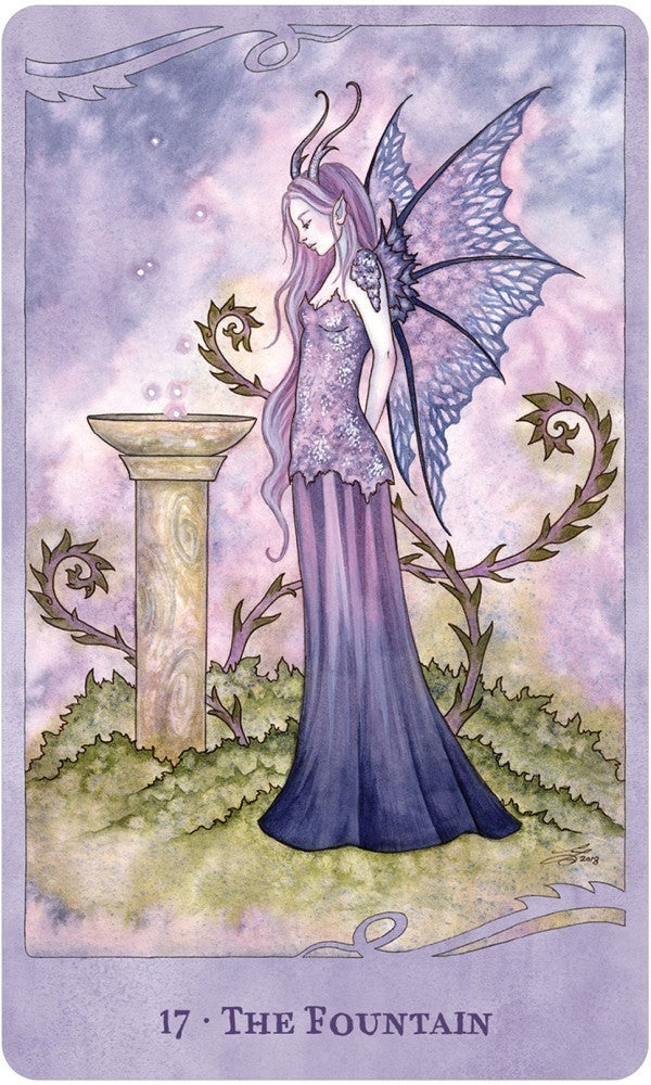 17; the fountain card