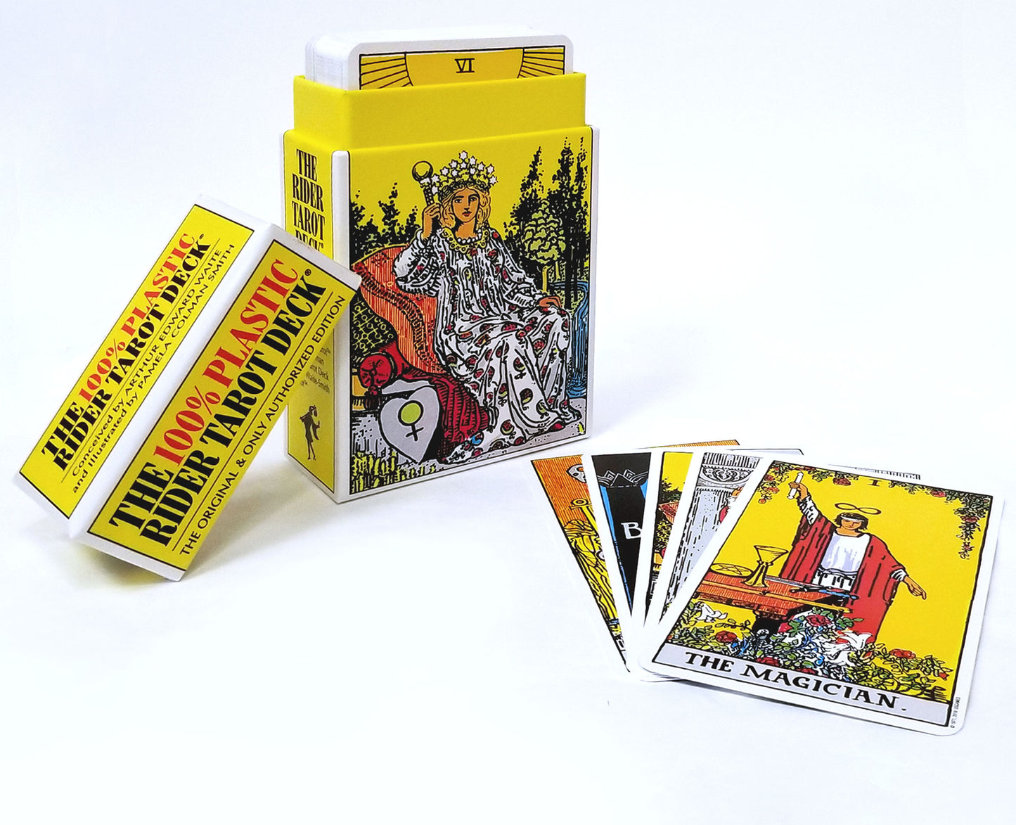 opened box with cards