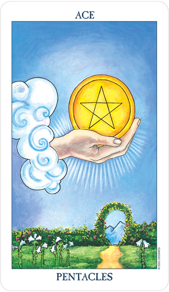ace pentacles card