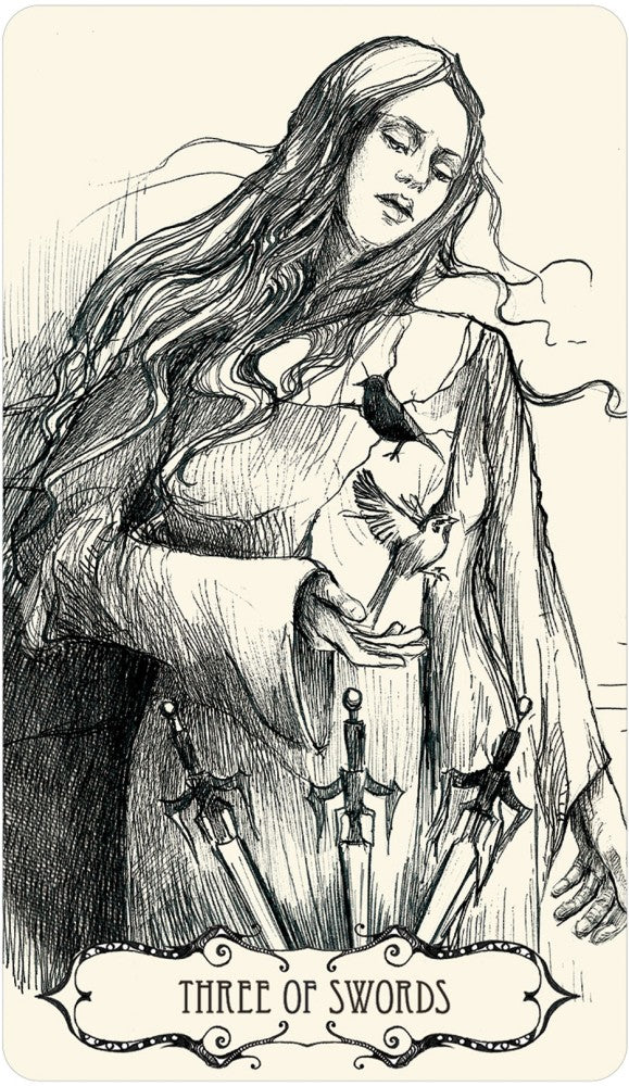 3 of swords card