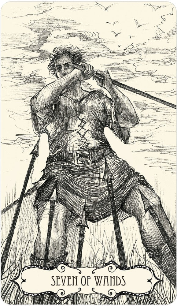 7 of wands card