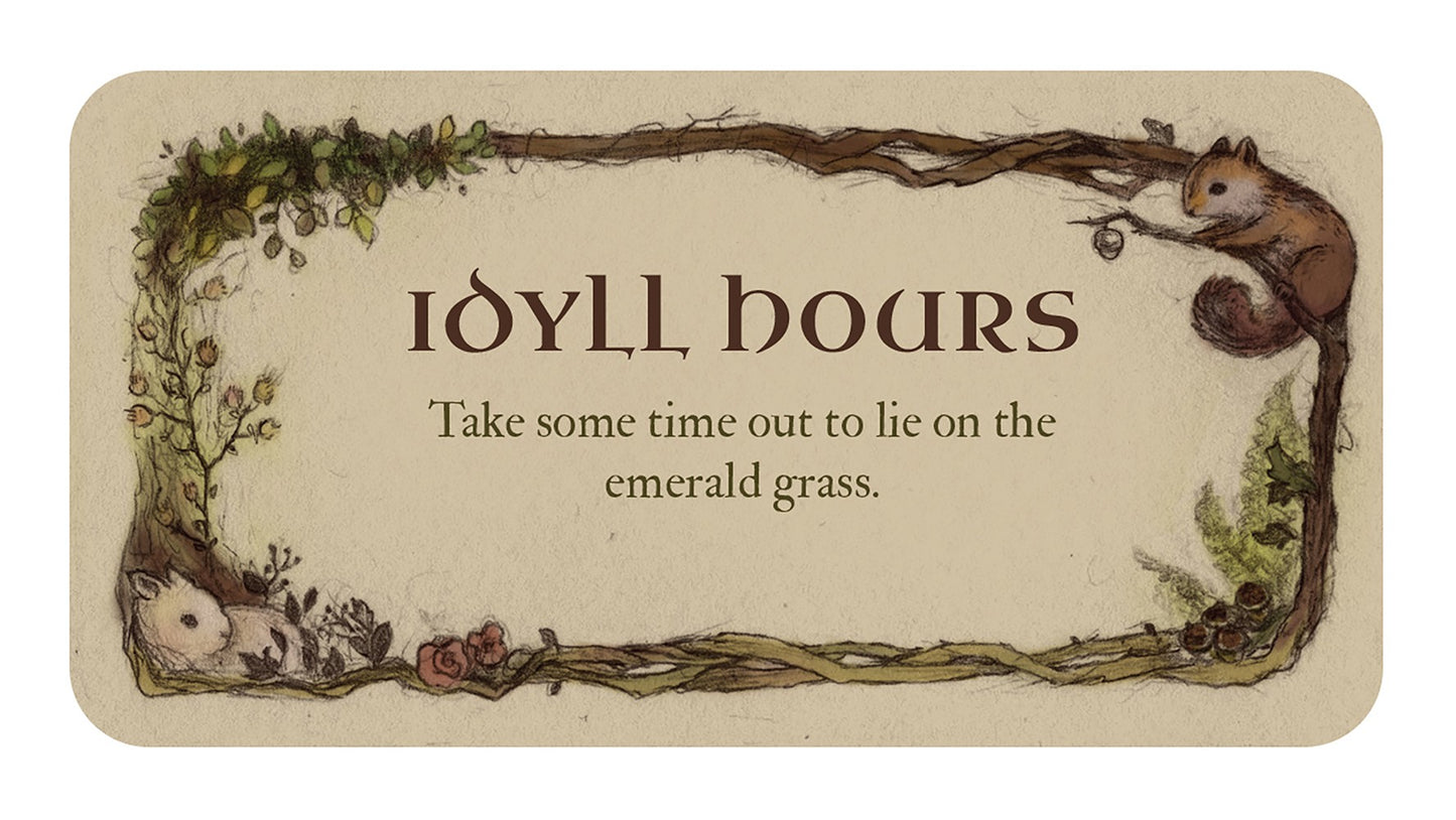 idyll hours card