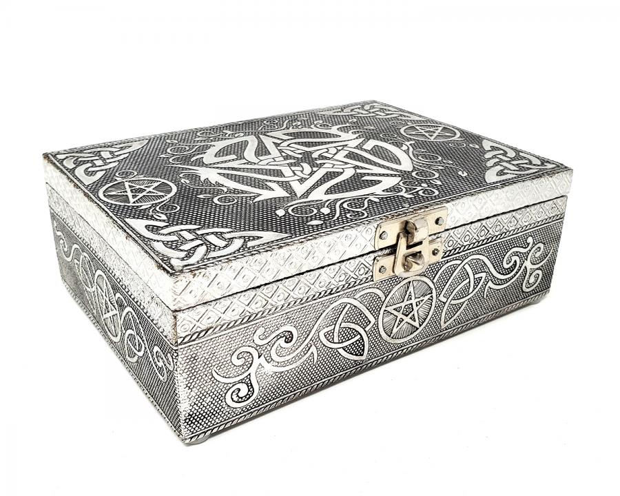 Metal Box - White Tree of Life (5 x 7")