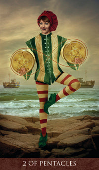2 of pentacles card