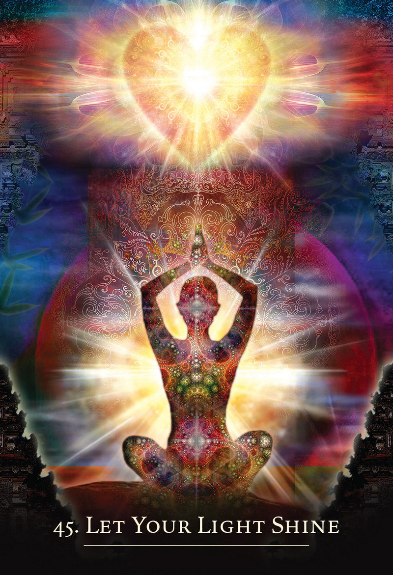 number 45; let your light shine card