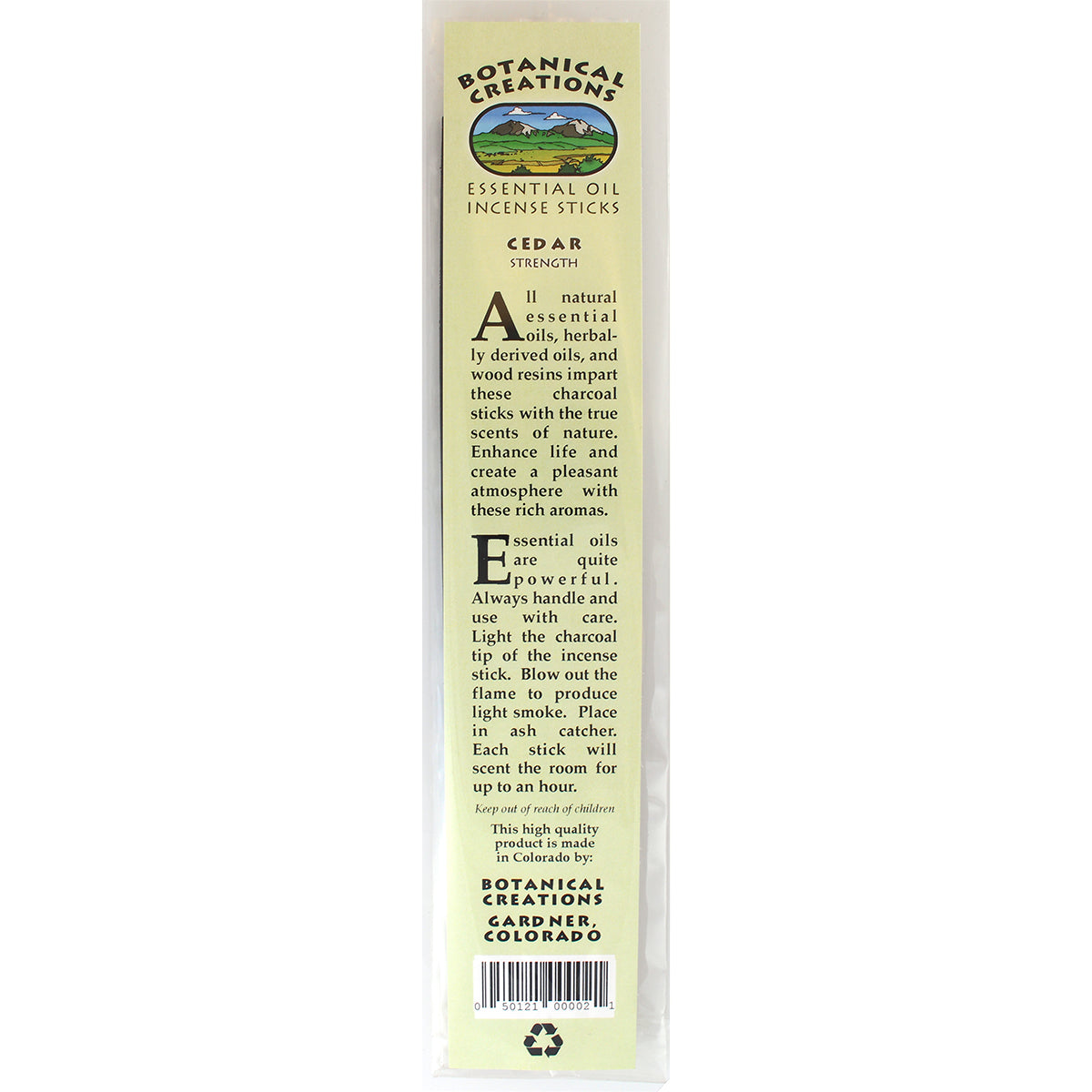 Front of Cedar package