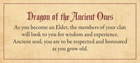 dragon of the ancient ones card
