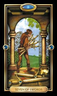 seven of swords card