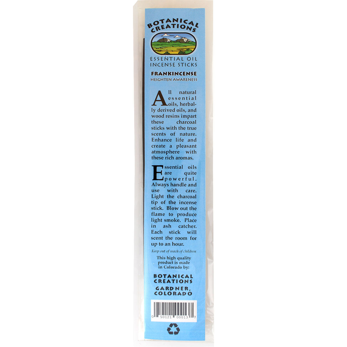 Front of Frankincense package