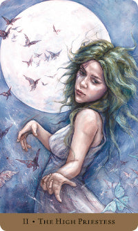 the high priestess card